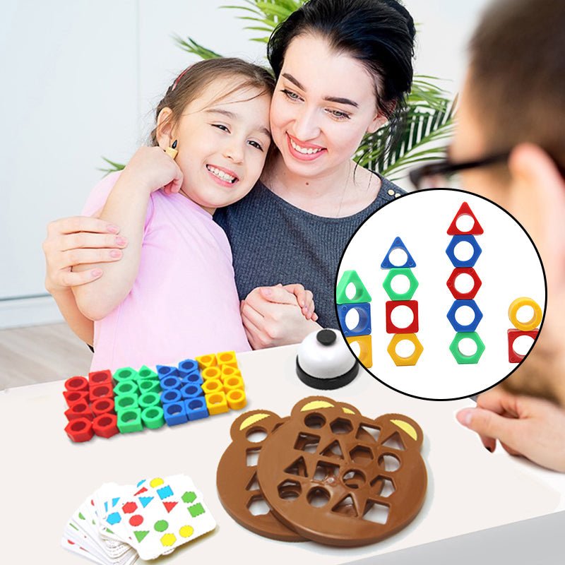 Montessori Formensortierspiel für Kinder – Lernspielzeug zur Förderung der Feinmotorik