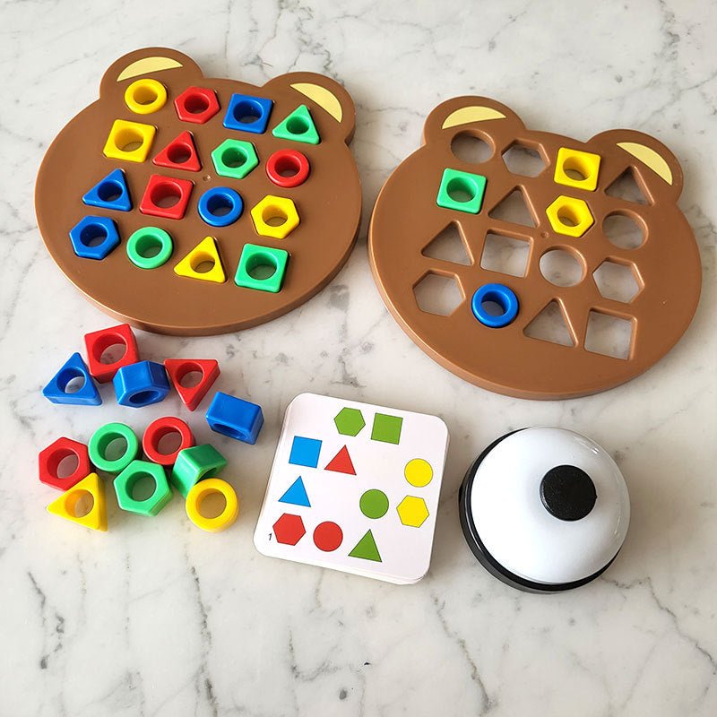 Montessori Formensortierspiel für Kinder – Lernspielzeug zur Förderung der Feinmotorik