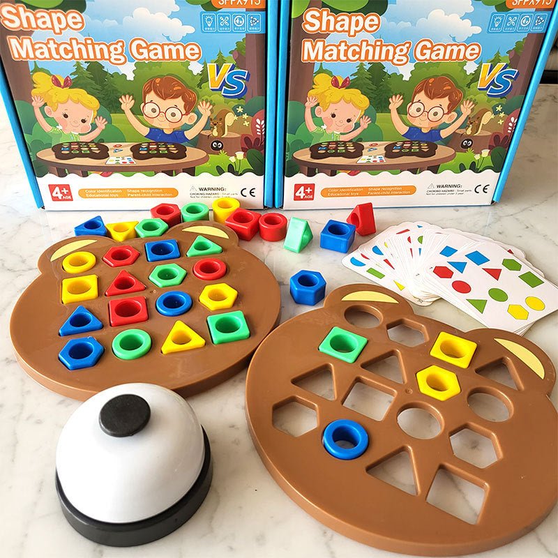 Montessori Formensortierspiel für Kinder – Lernspielzeug zur Förderung der Feinmotorik