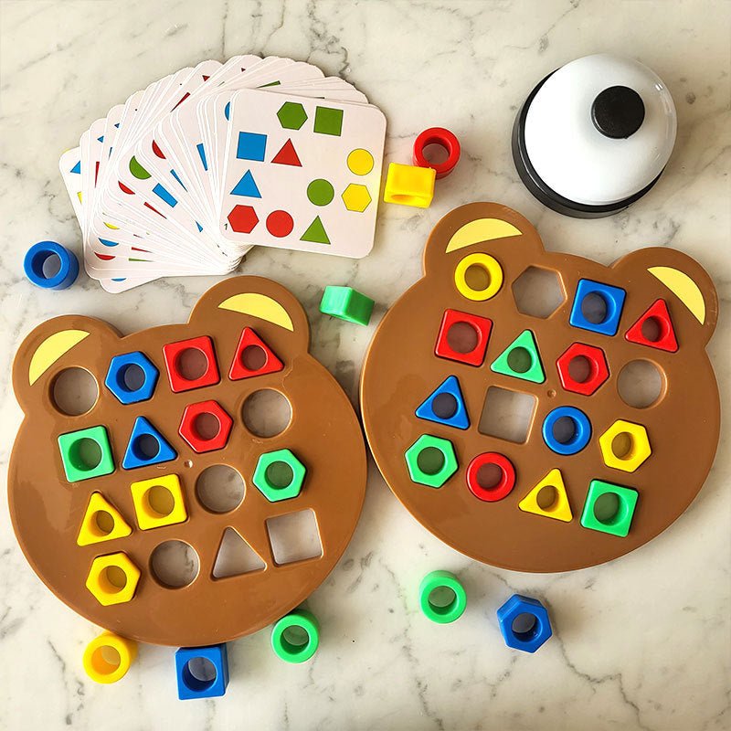 Montessori Formensortierspiel für Kinder – Lernspielzeug zur Förderung der Feinmotorik