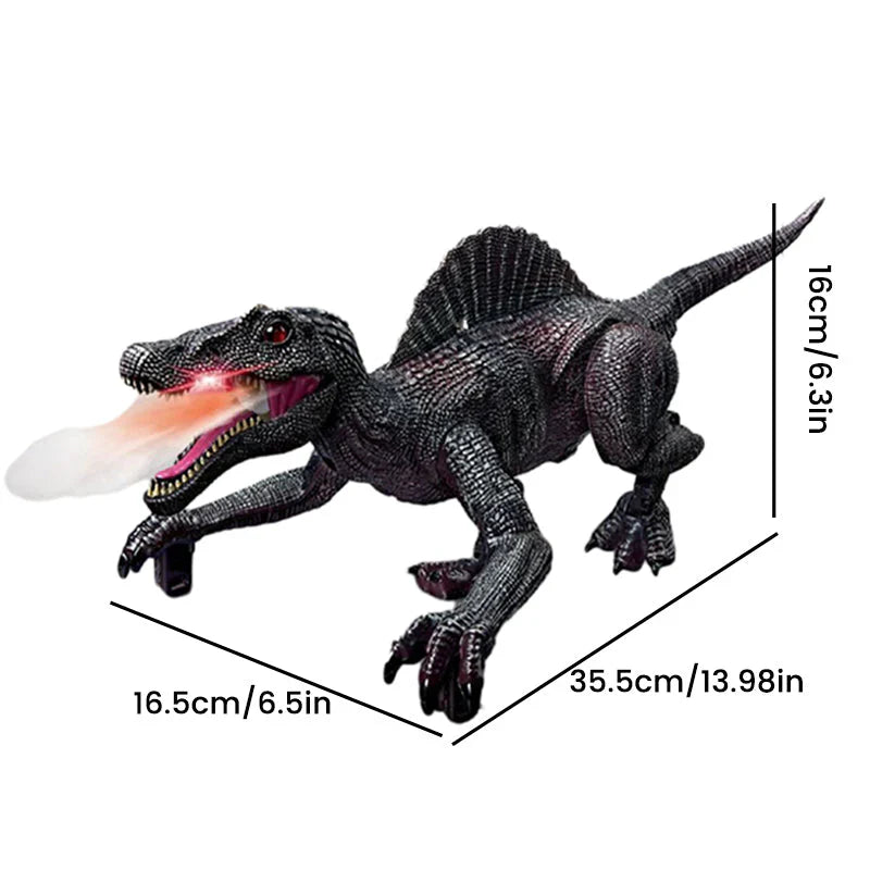 Fernsteuerbarer Dinosaurier mit Nebelfunktion für Kinder