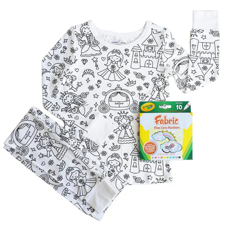 DIY Kinder Pyjama zum Ausmalen – Kreativer Spaß für Kinder