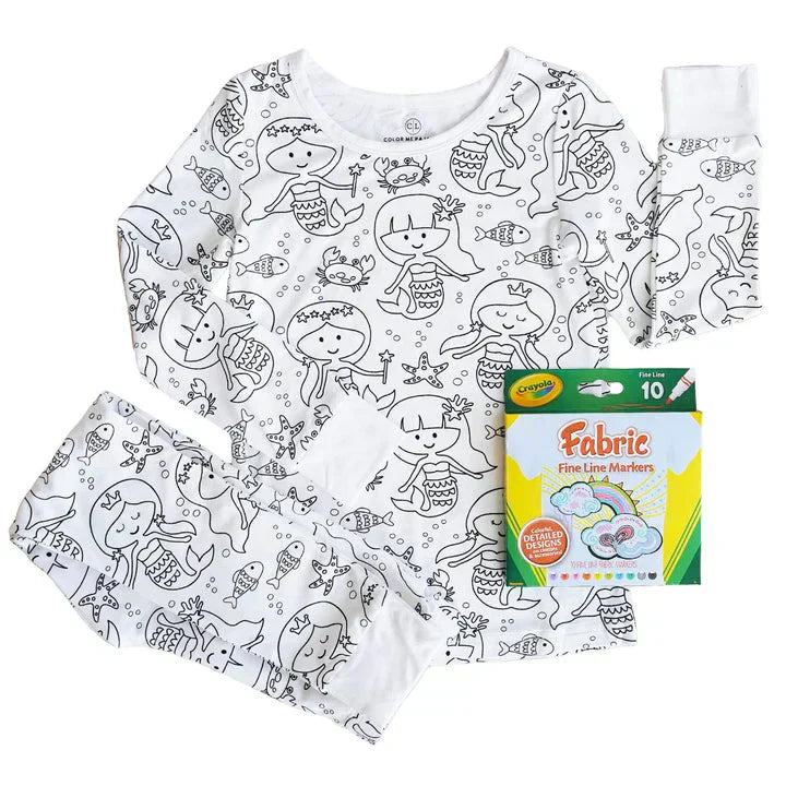DIY Kinder Pyjama zum Ausmalen – Kreativer Spaß für Kinder