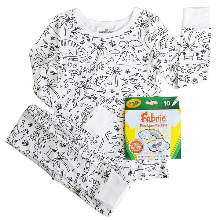 DIY Kinder Pyjama zum Ausmalen – Kreativer Spaß für Kinder