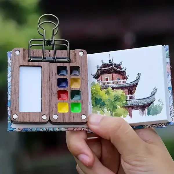 Kreativ-Set für unterwegs – Mini Malset