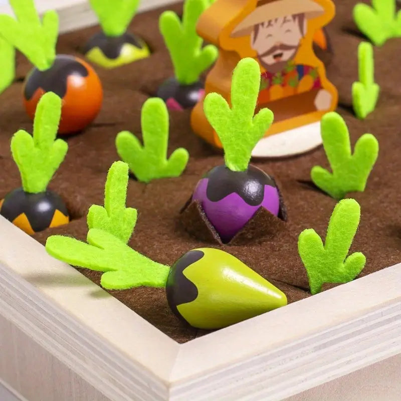 Montessori Filzfarm Spielzeug – Lernspielzeug für kleine Tierfreunde