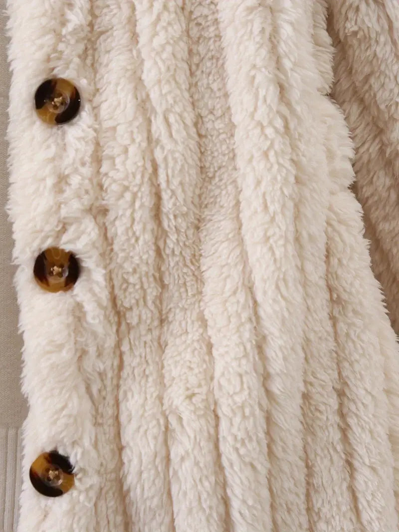 Fleece-Innenfutter für Mädchen – Kuscheliger Wintermantel mit Kapuze für kalte Tage