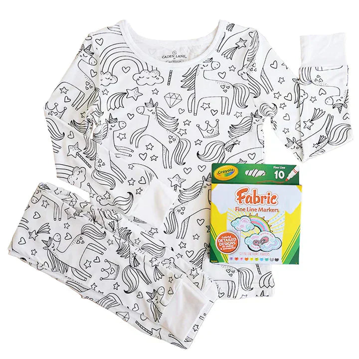DIY Kinder Pyjama zum Ausmalen – Kreativer Spaß für Kinder