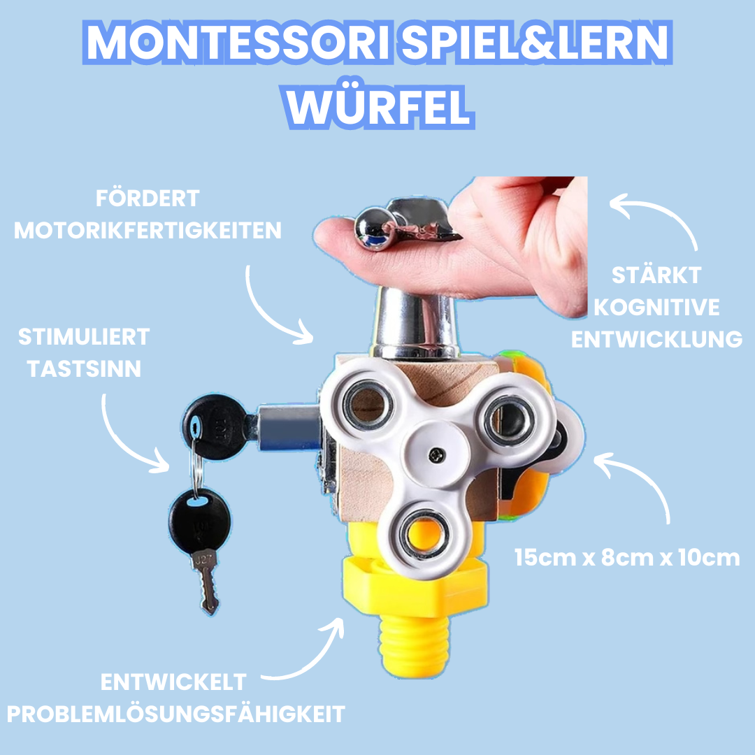 Montessori 4-in-1 Lern- und Spielset für Kinder