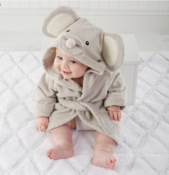 Weiche Baby-Bademäntel in Tierdesign – Perfekt für Kuschelzeit und Entspannung