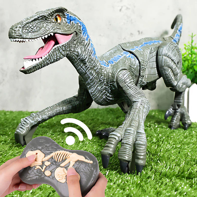 Fernsteuerbarer Dinosaurier mit Nebelfunktion für Kinder