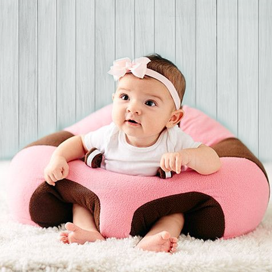 Baby Sitzehilfe – Weiche Unterstützung zum Sitzen Lernen