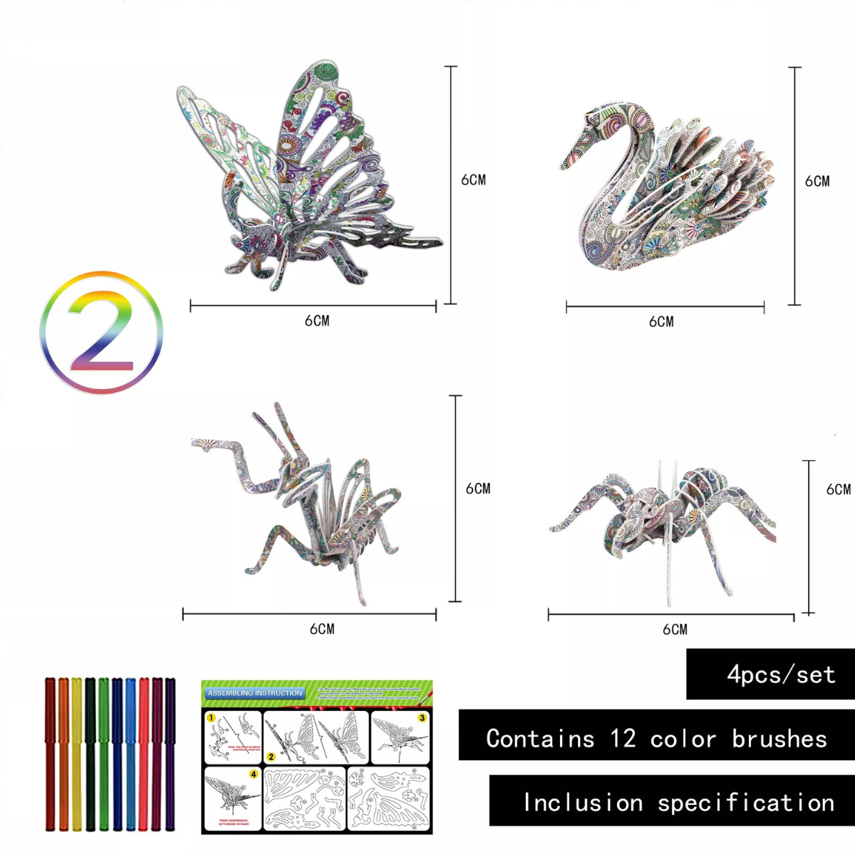 3D-Puzzle – Gestalten Sie Ihre eigene Skulptur (2+1 GRATIS)