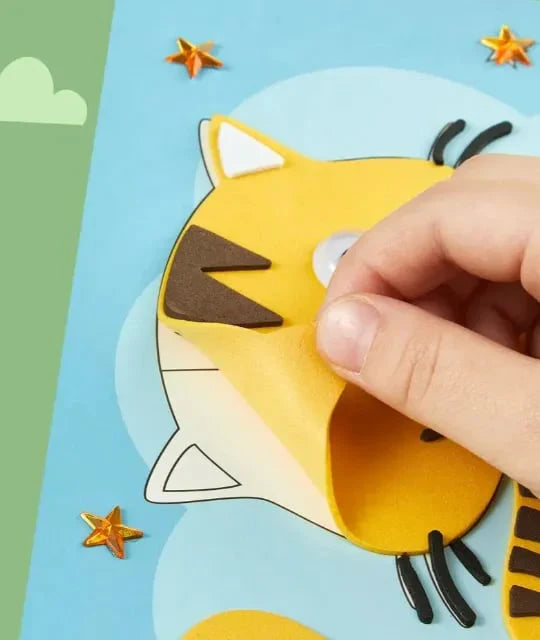 3D Tier-Aufkleber Set – Kreatives Spielvergnügen für Kinder