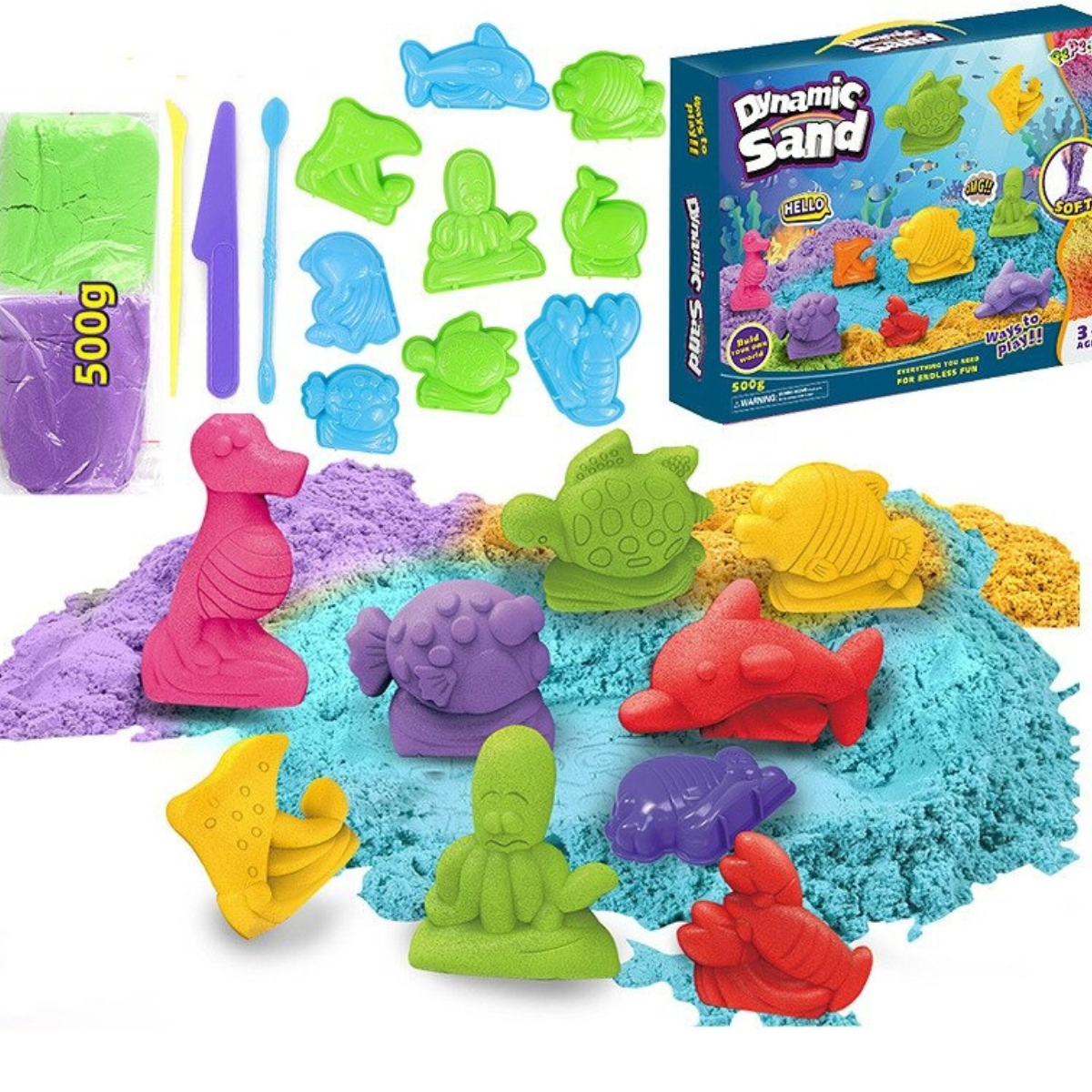 Sensorischer Kinetischer Sand-Bausatz für Kinder