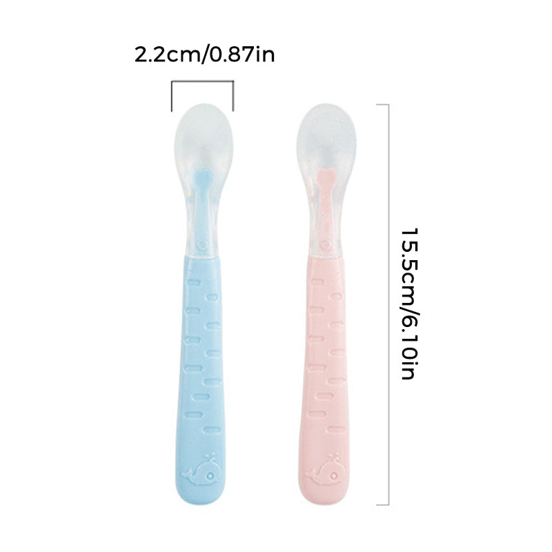 2-in-1 Silikon Löffel für Babys – Sanftes und sicheres Essen für die Kleinsten