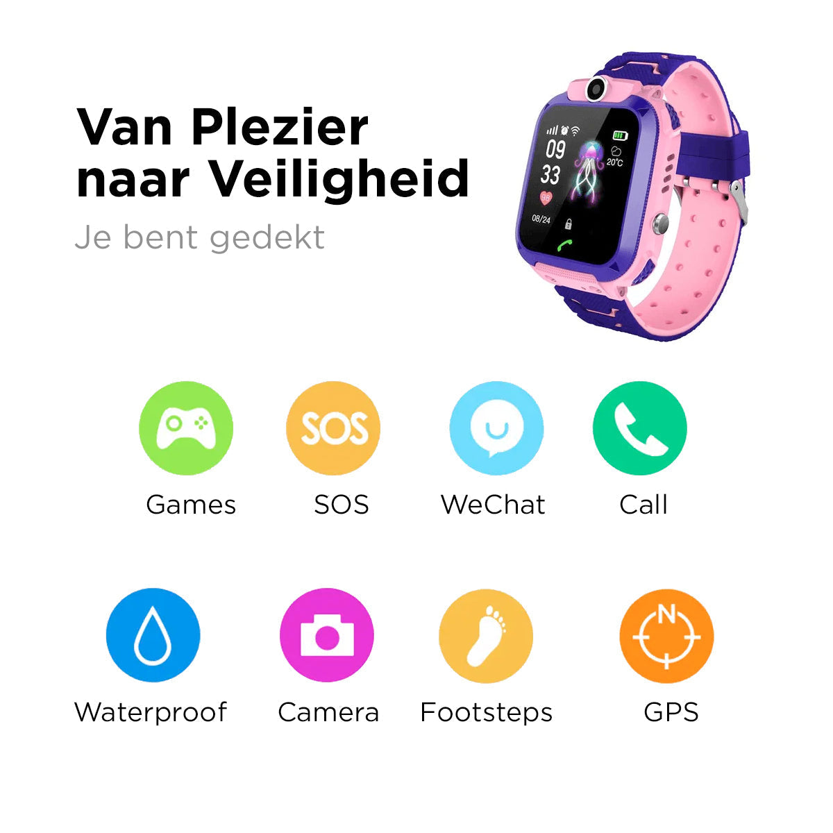 GPS-Tracker Smartwatch für Kinder