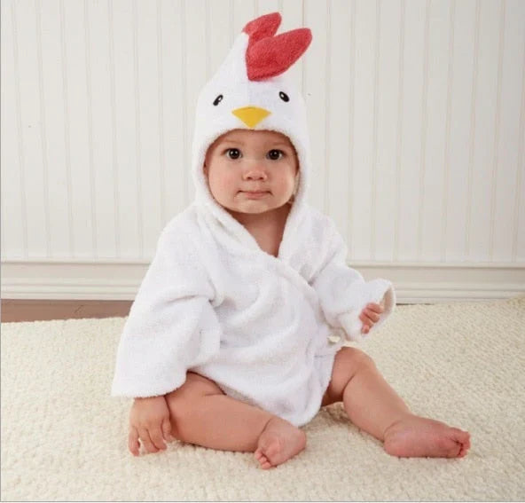 Weiche Baby-Bademäntel in Tierdesign – Perfekt für Kuschelzeit und Entspannung