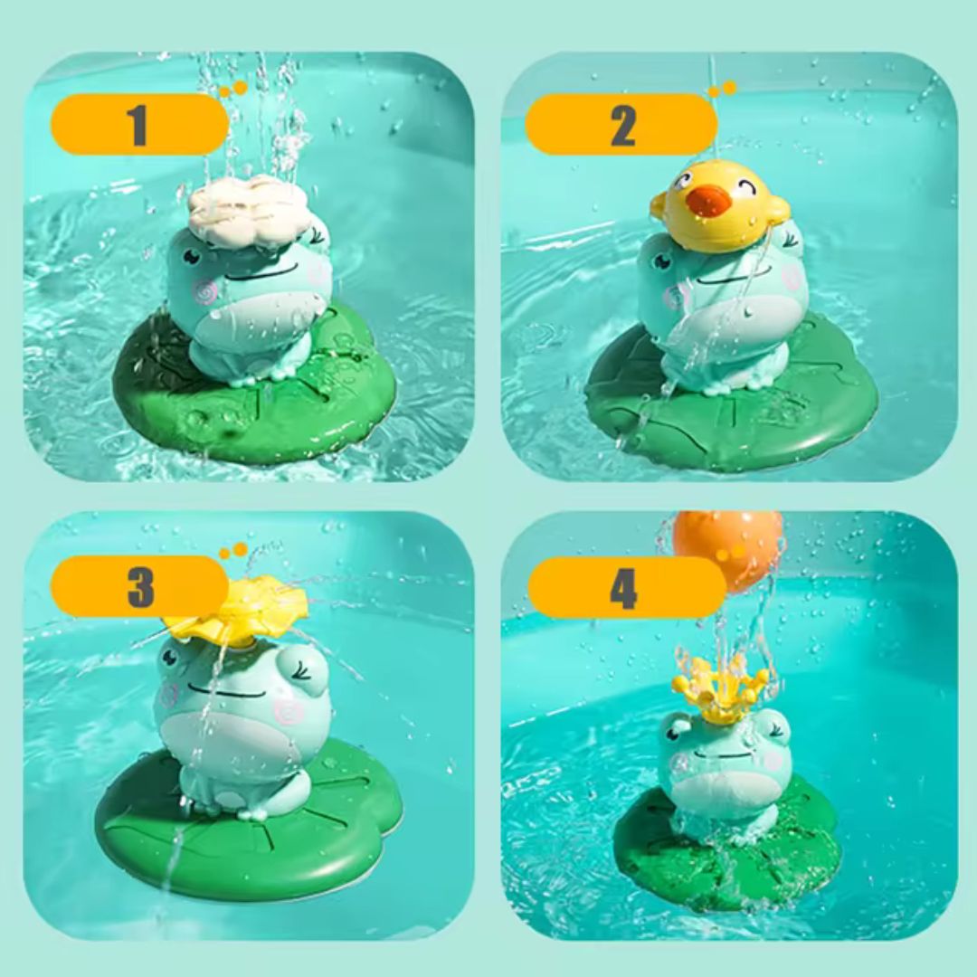 Froschfonäne Spritzspielzeug für die Badewanne