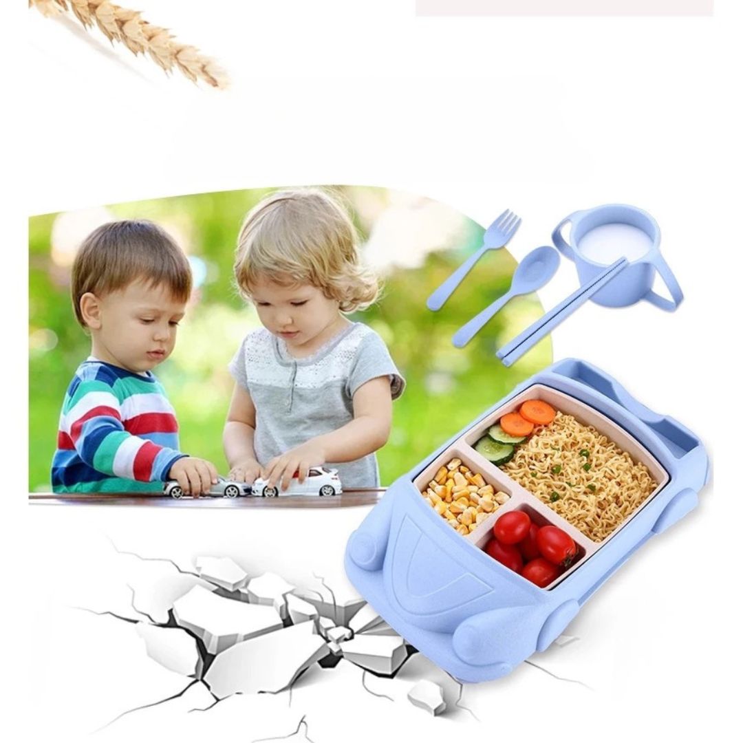Kreatives Kinder Besteckset und Geschirr – Fördert eigenständiges Essen und Spielspaß