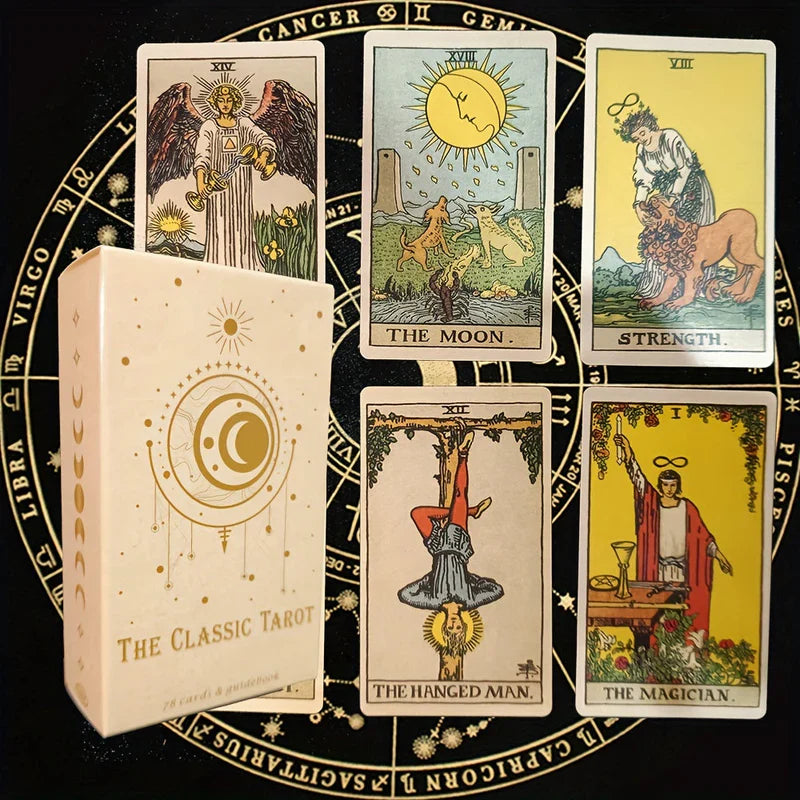 Authentisches Tarotkarten-Set – 78 Karten für spirituelle Einsichten und Selbstreflexion