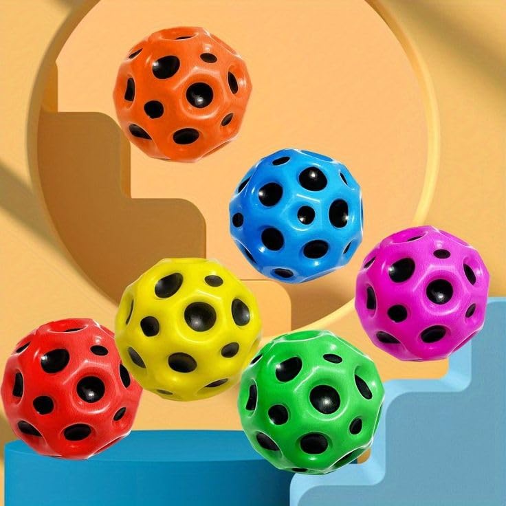 Sanft zurückprallender Springball für Kinder und Erwachsene