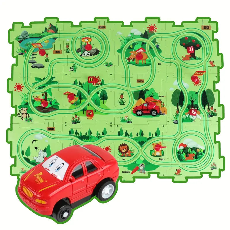 Kreative Puzzle Bahn Bausteine Set