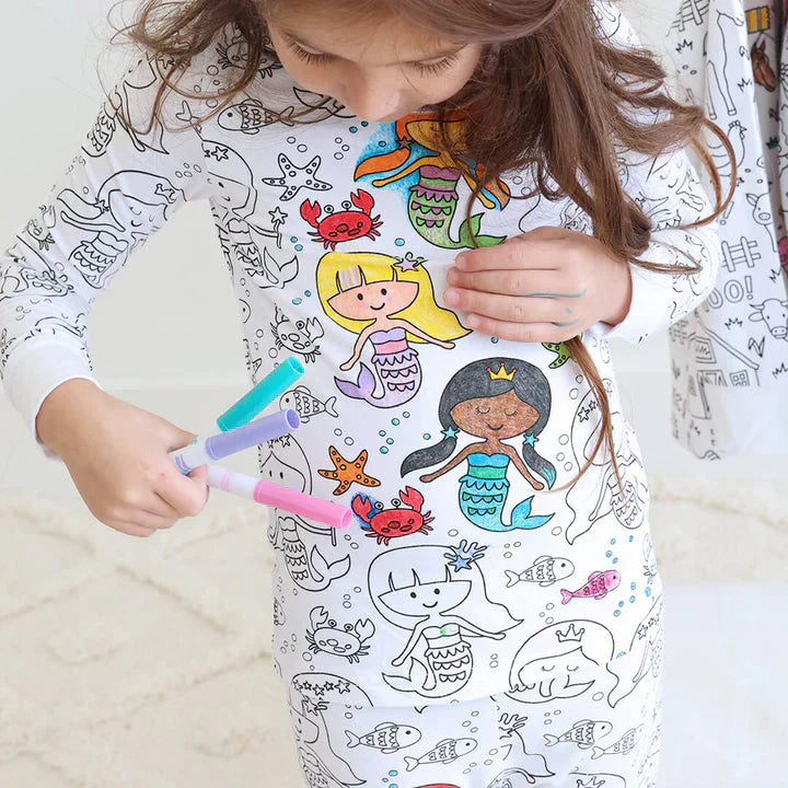 DIY Kinder Pyjama zum Ausmalen – Kreativer Spaß für Kinder