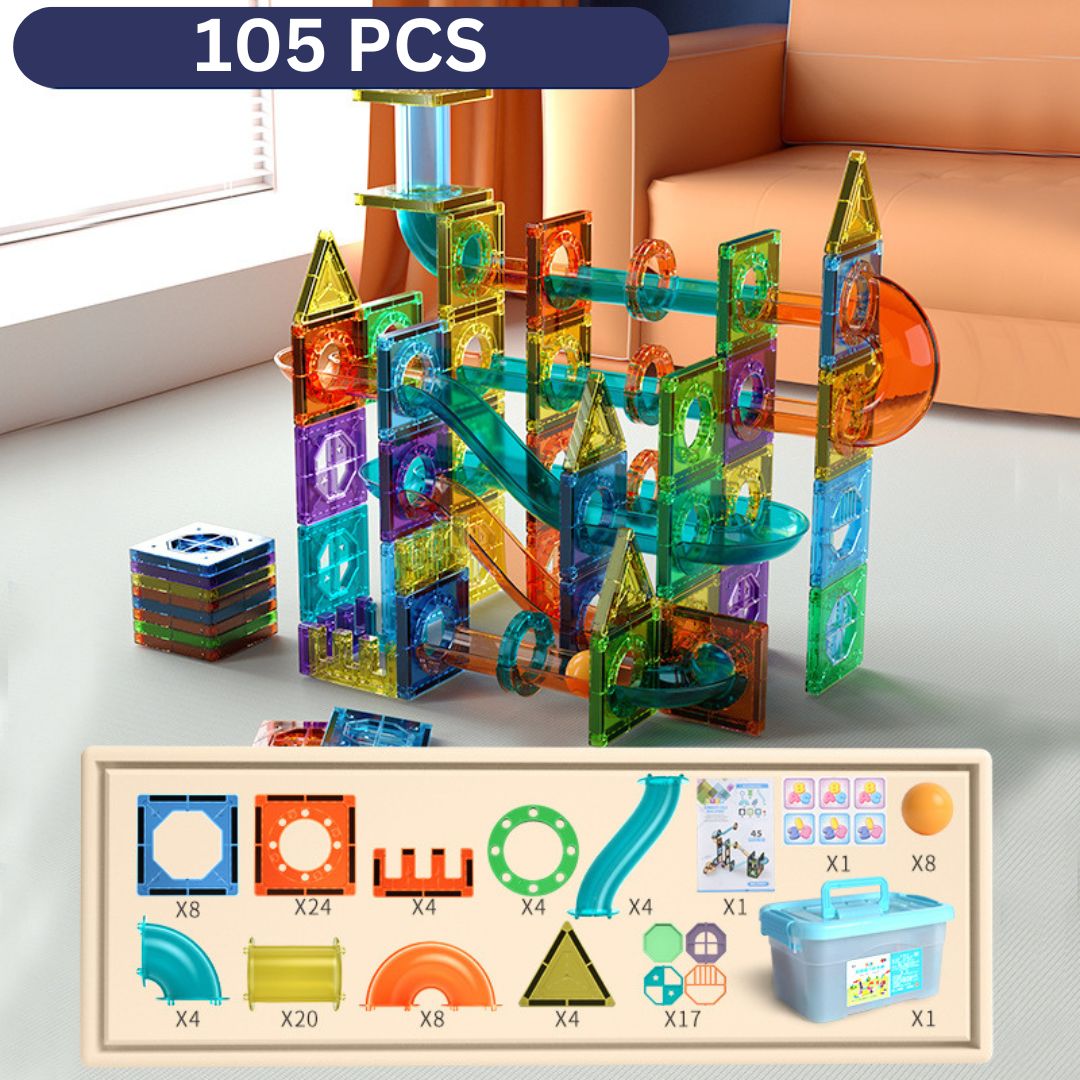 Paradies Magnetische Bausteine Murmelbahn