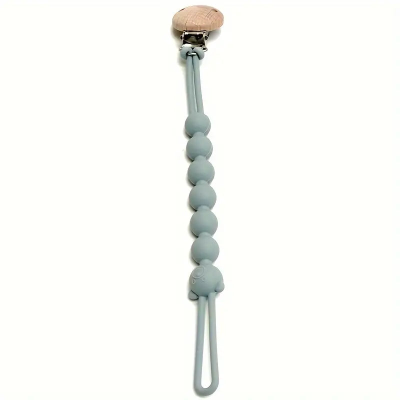 Bärchen Schnullerkette mit Sicherheitsclip für Babys
