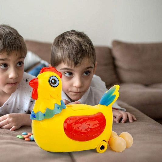 Interaktives Musik-Huhn mit Eierfunktion – Lustiges Lernspielzeug für Kinder