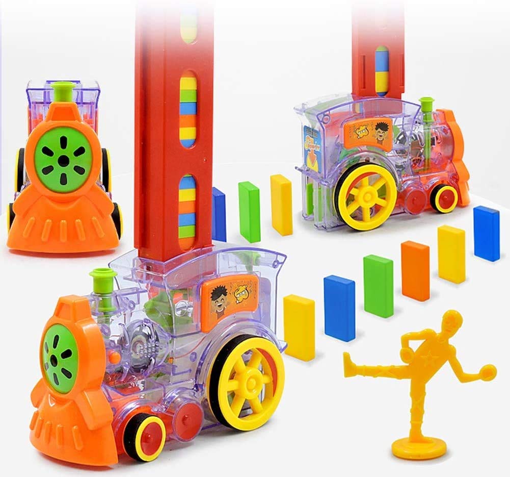 Automatische Domino-Lok – Perfekte Reihen für unvergesslichen Spaß