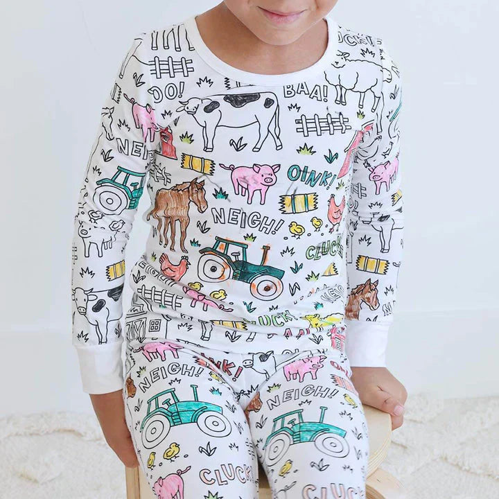 DIY Kinder Pyjama zum Ausmalen – Kreativer Spaß für Kinder