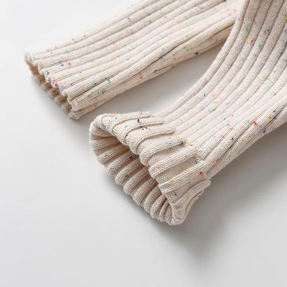 Bequemer Strick-Baby-Overall – Kuscheliger Spielanzug mit Knopfverschluss für Neugeborene