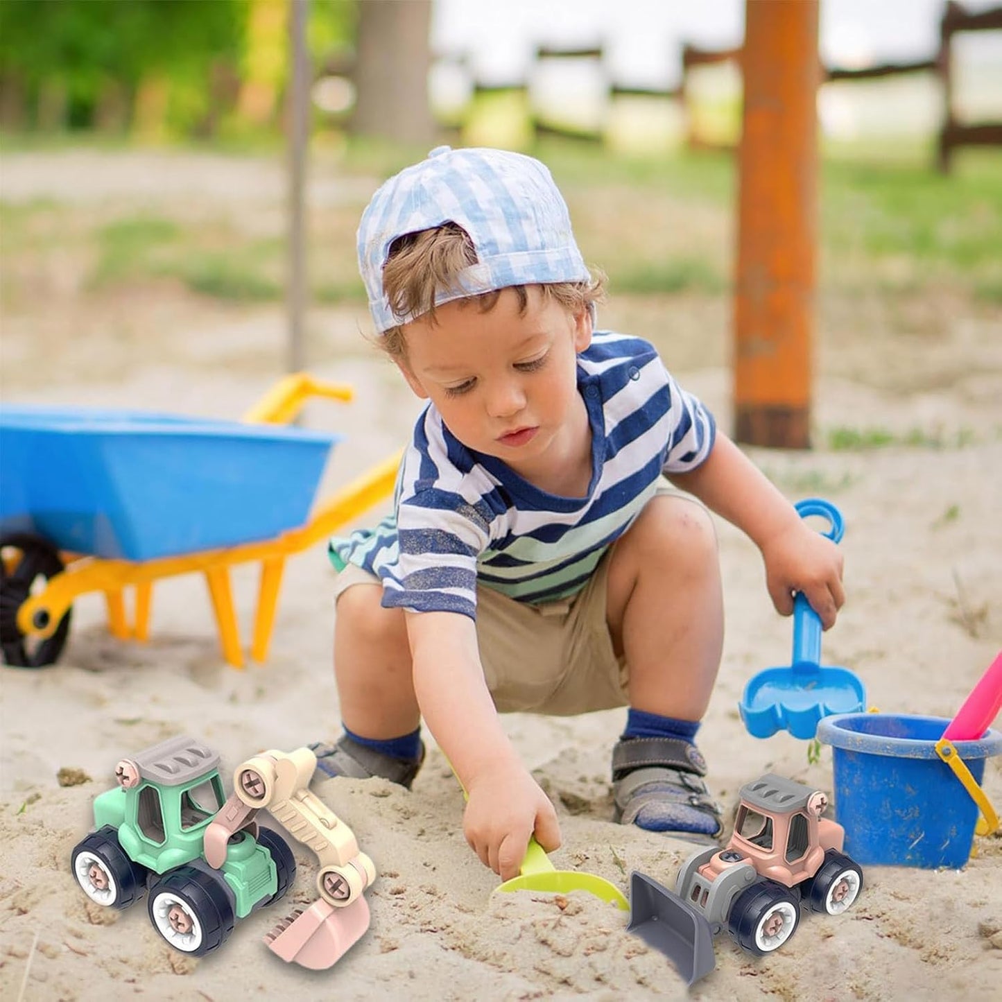 Ultimatives Baustellenfahrzeug-Set für Kinder