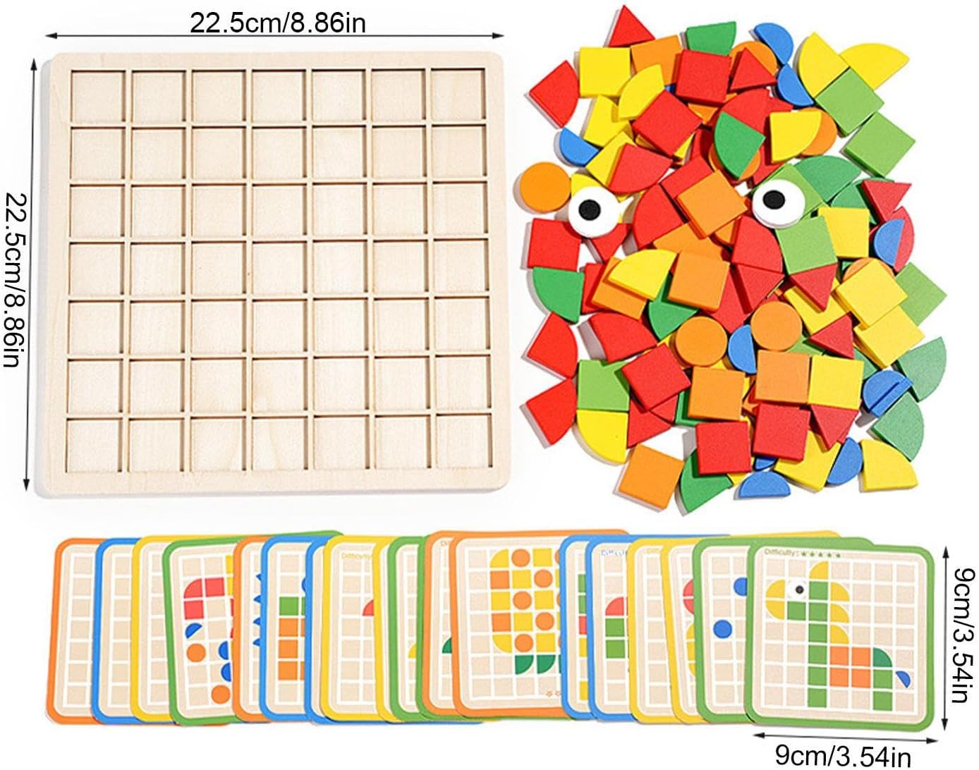 Kreatives Holzpuzzle für kleine Kinder