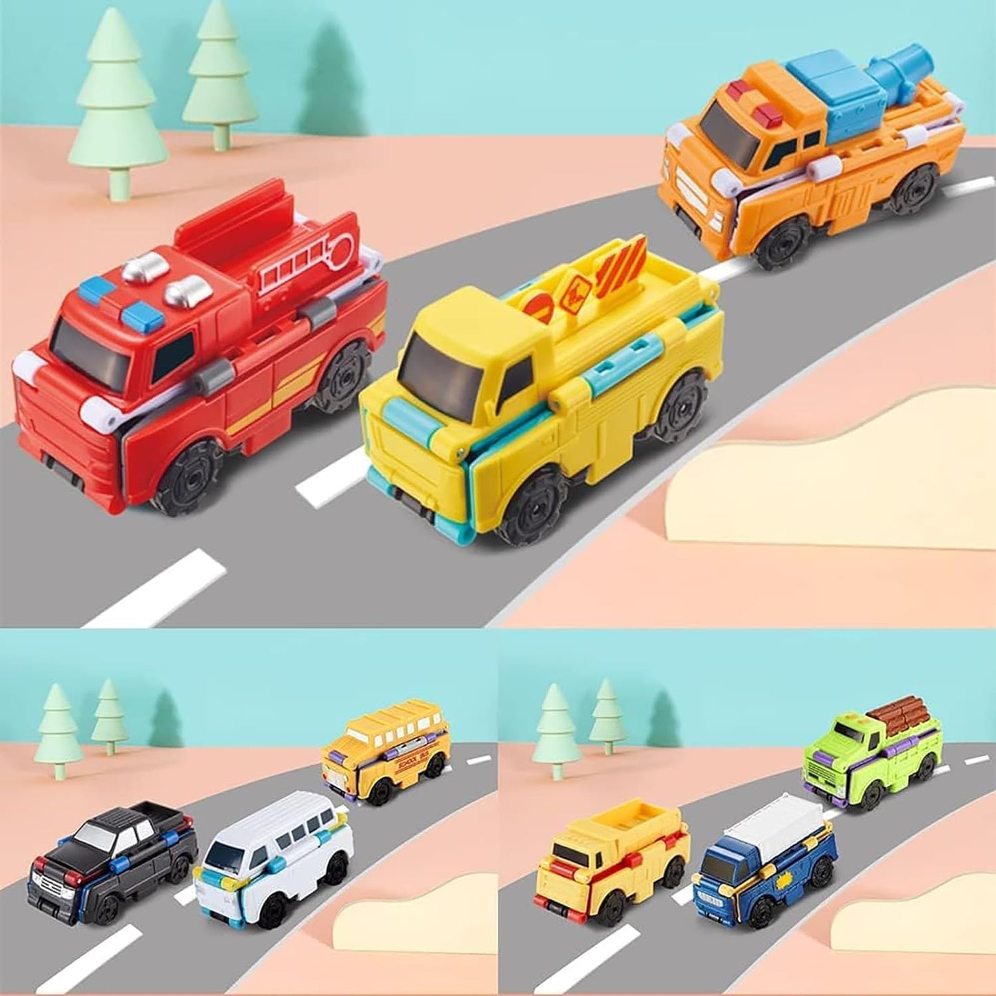 Kreatives Spielauto mit Beidseitigem Design