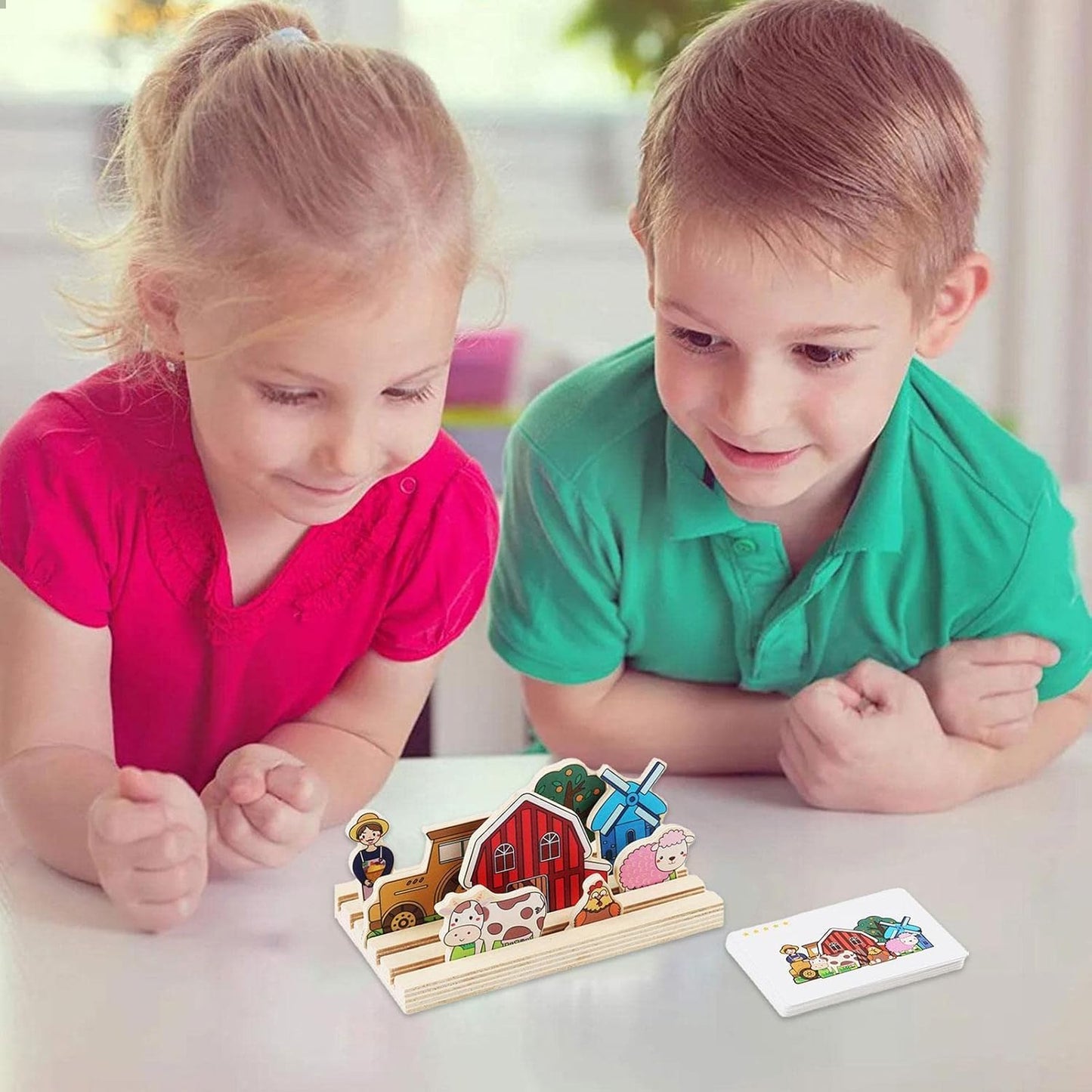Märchenhaftes 3D-Holzpuzzle für kreative Köpfe