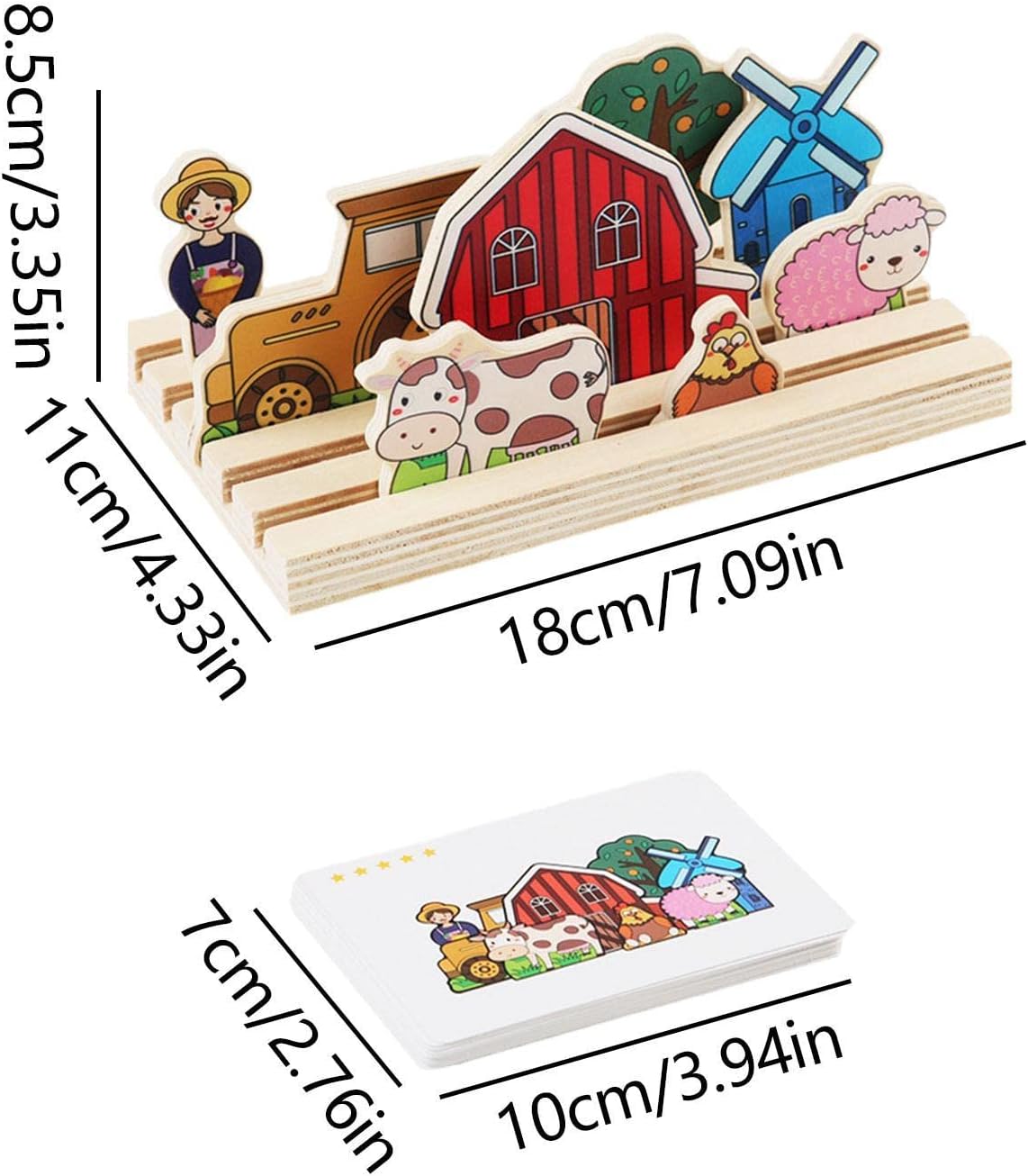 Märchenhaftes 3D-Holzpuzzle für kreative Köpfe