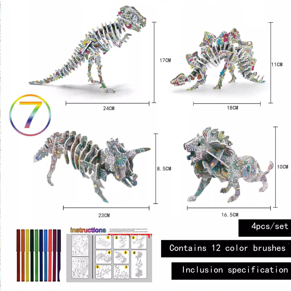3D-Puzzle – Gestalten Sie Ihre eigene Skulptur (2+1 GRATIS)