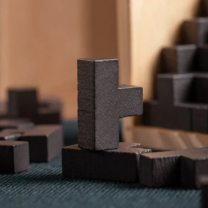 3D Holz-Puzzle – Kreatives Denkspiel für Meister der Herausforderung