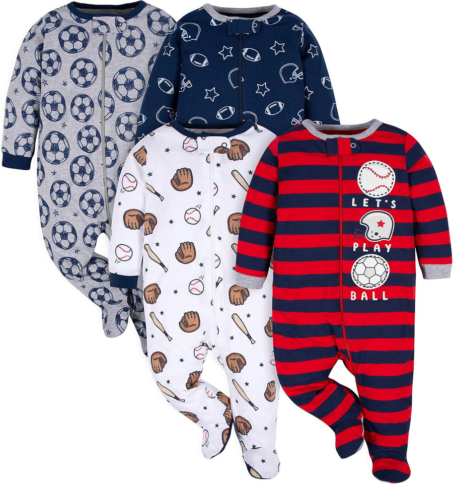 Gerber Baby-Schlafanzug für Jungen mit Füßchen – Bequem und Kuschelig für die Nacht