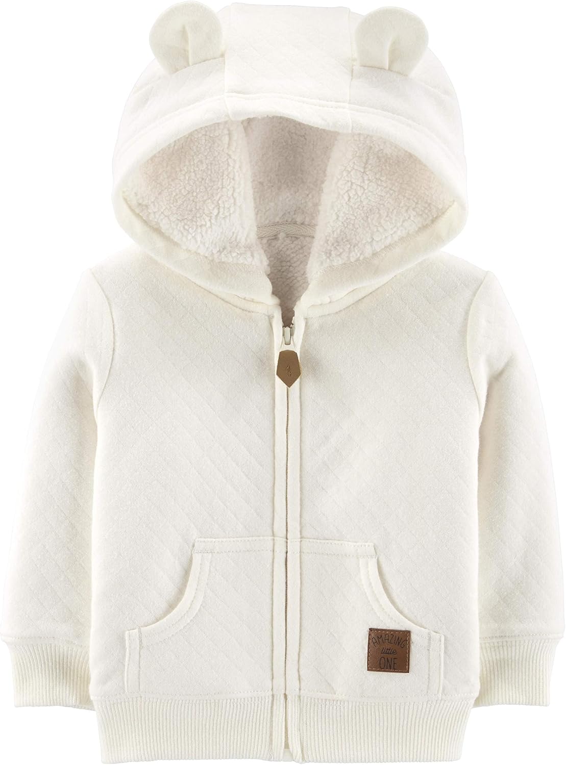 Gefütterter Baby-Pullover mit Kapuze – Warm und Bequem für Kalte Tage