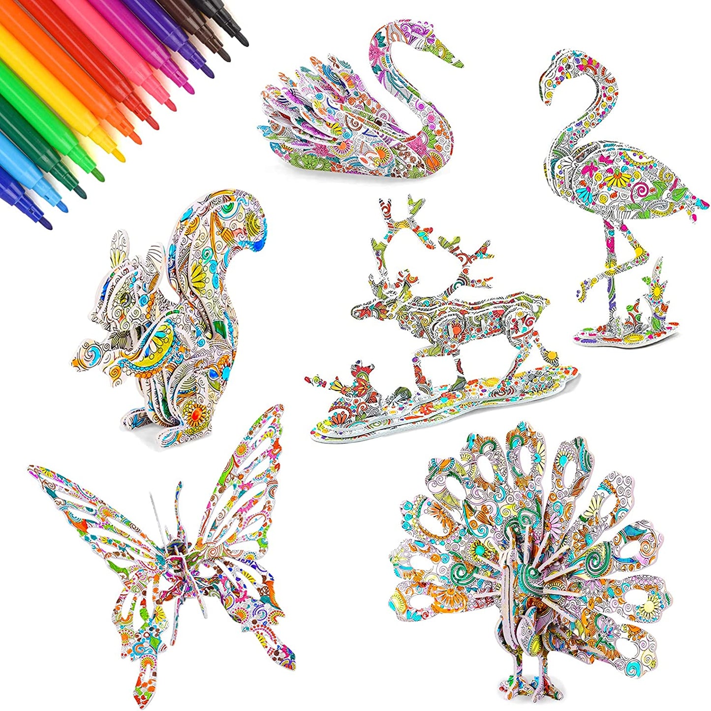 3D-Puzzle – Gestalten Sie Ihre eigene Skulptur (2+1 GRATIS)