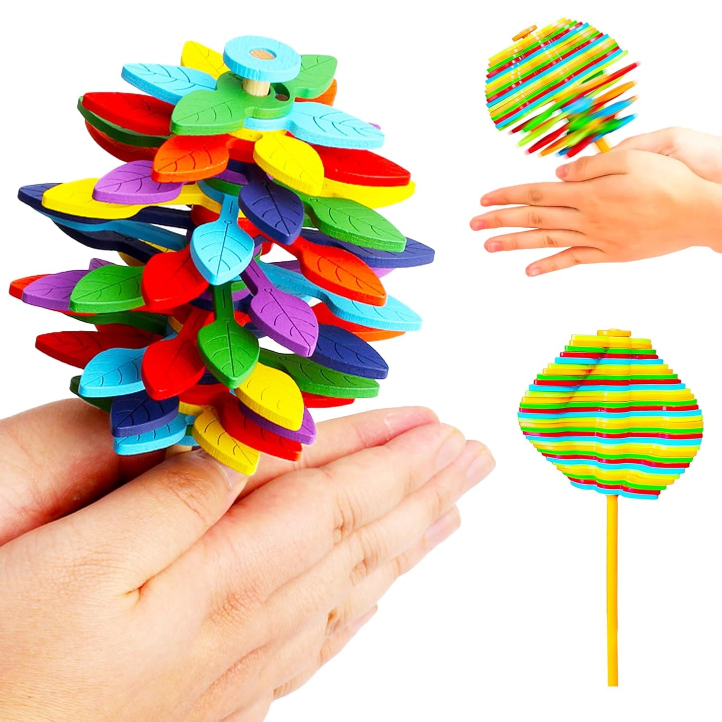 Stressfreier Drehspaß – Beruhigendes Lollipop-Spielzeug