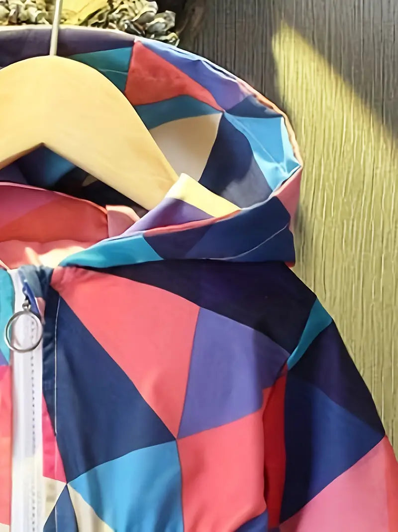 Modische Schmetterlings-Regenjacke für Mädchen – Leichte und praktische Regenjacke