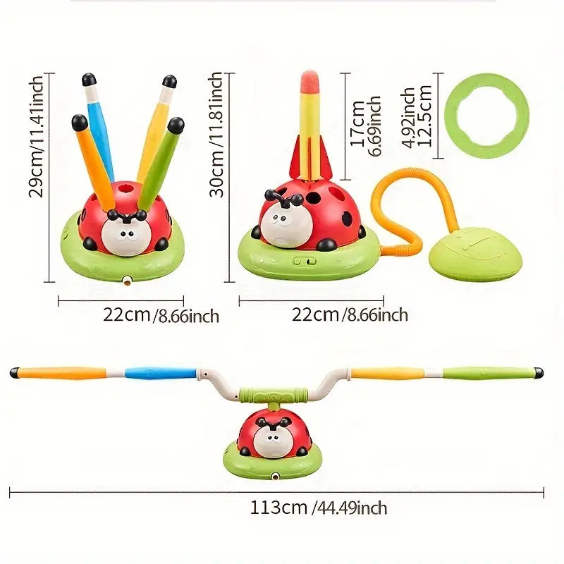 3-in-1 Multifunktionales Spielzeug – Spaß Bewegung und Lernen für Kinder