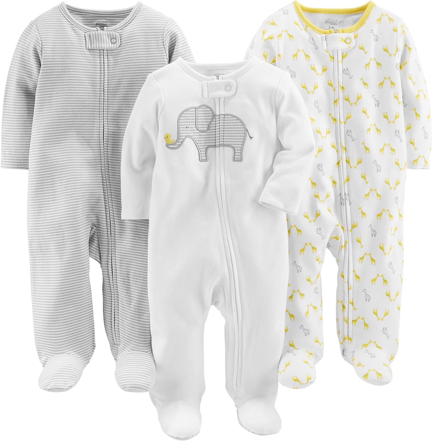3er-Pack Baby Winter Schlaf- und Strampelanzüge für kalte Tage