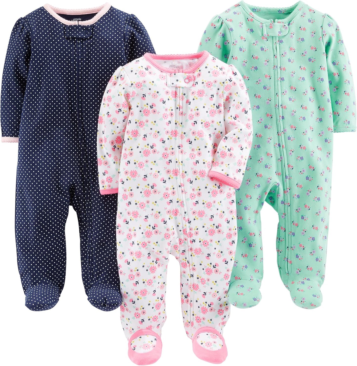3er-Pack Baby Winter Schlaf- und Strampelanzüge für kalte Tage