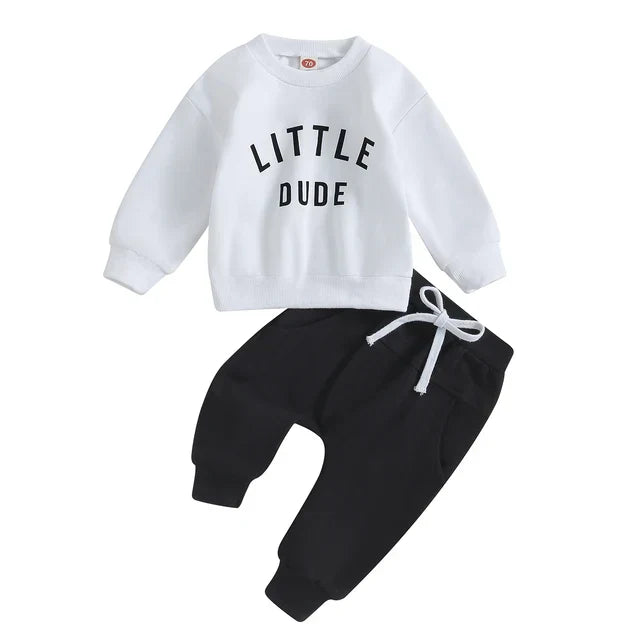 Stylisches 'Little Dude' Baumwoll-Set für Kinder